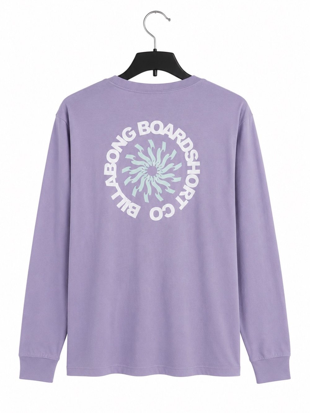 Billabong Whirlpool Long Sleeve Tee Mens XXL Purple Ash NWT